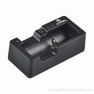 Portable battery charger with compact size and easy operation